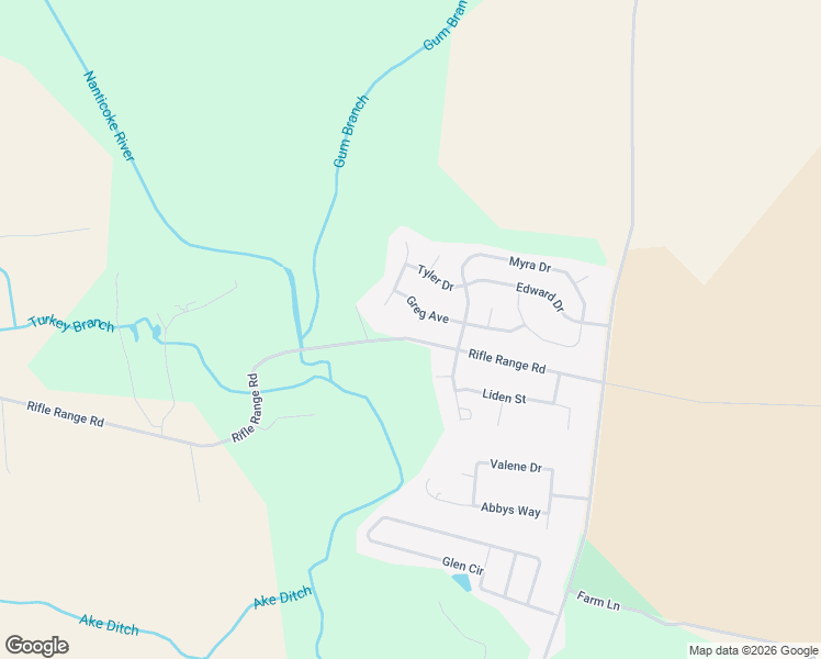 map of restaurants, bars, coffee shops, grocery stores, and more near 11317 Liden Street in Bridgeville
