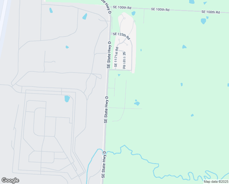map of restaurants, bars, coffee shops, grocery stores, and more near 184 Southeast 1171st Road in Knob Noster