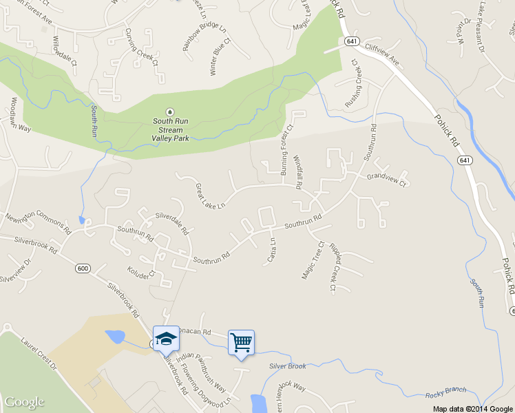 map of restaurants, bars, coffee shops, grocery stores, and more near 8393 Jovin Circle in Springfield