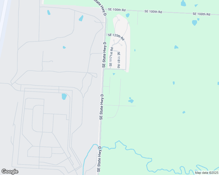 map of restaurants, bars, coffee shops, grocery stores, and more near 184 Southeast 1171st Road in Knob Noster