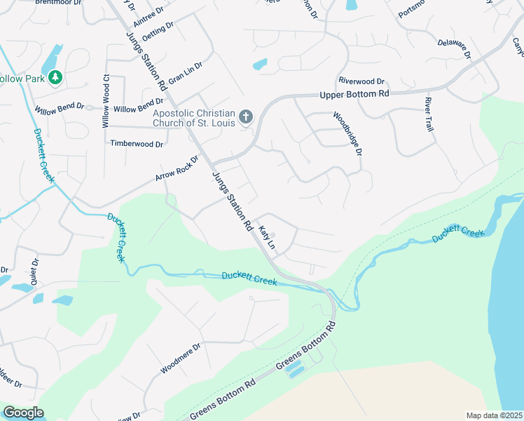 map of restaurants, bars, coffee shops, grocery stores, and more near 320 Huntleigh Manor Drive in Saint Charles