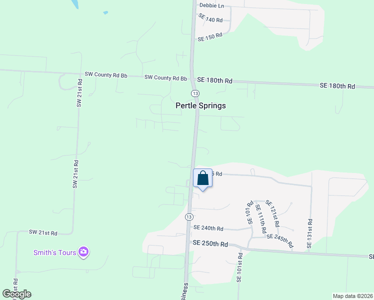 map of restaurants, bars, coffee shops, grocery stores, and more near 206 Missouri 13 Business in Warrensburg