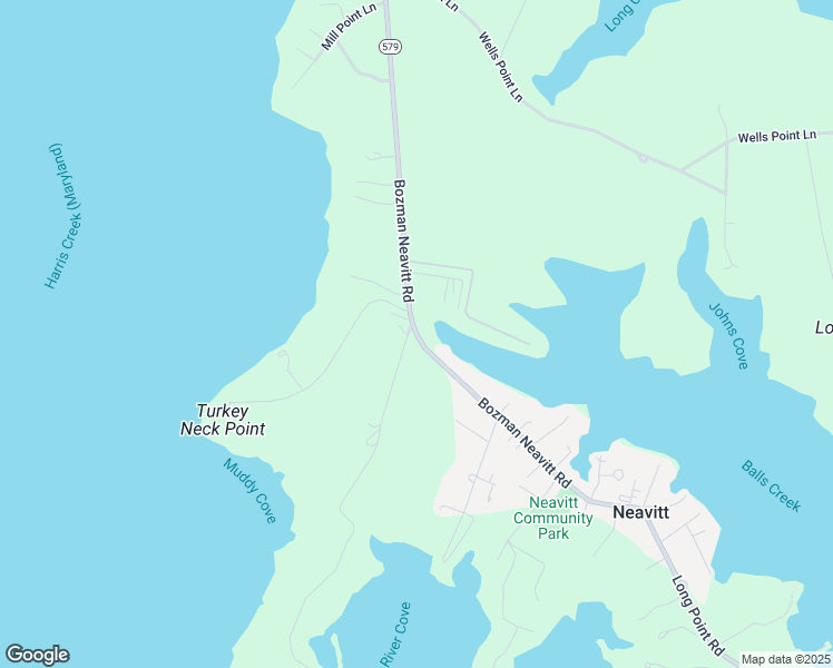 map of restaurants, bars, coffee shops, grocery stores, and more near 6556 Bozman Neavitt Road in Neavitt