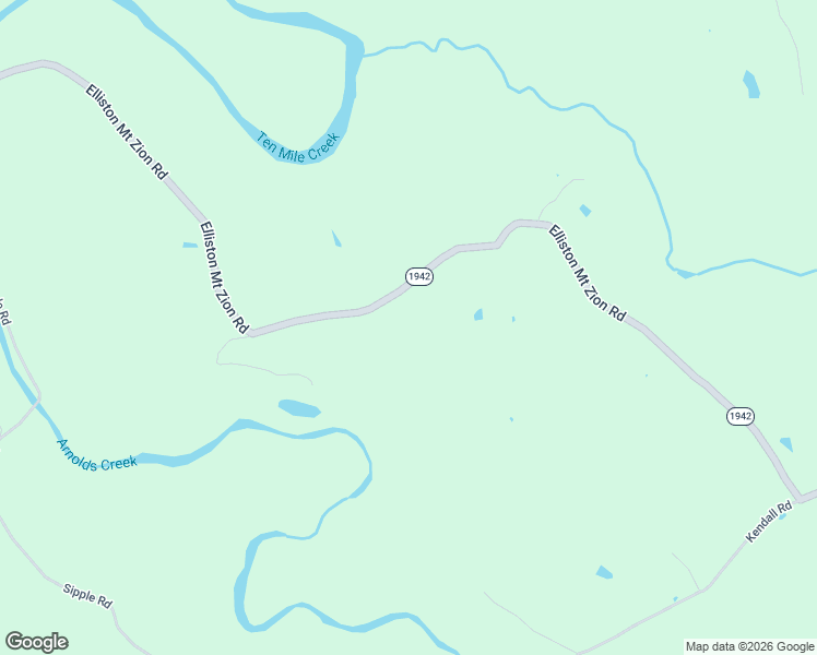 map of restaurants, bars, coffee shops, grocery stores, and more near Elliston Mount Zion Road in Dry Ridge