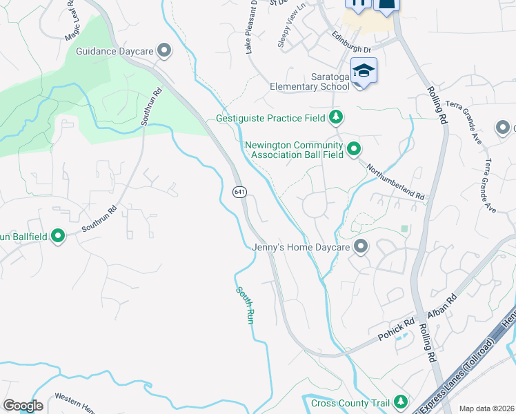 map of restaurants, bars, coffee shops, grocery stores, and more near 72 Hidden Bridge Drive in Springfield