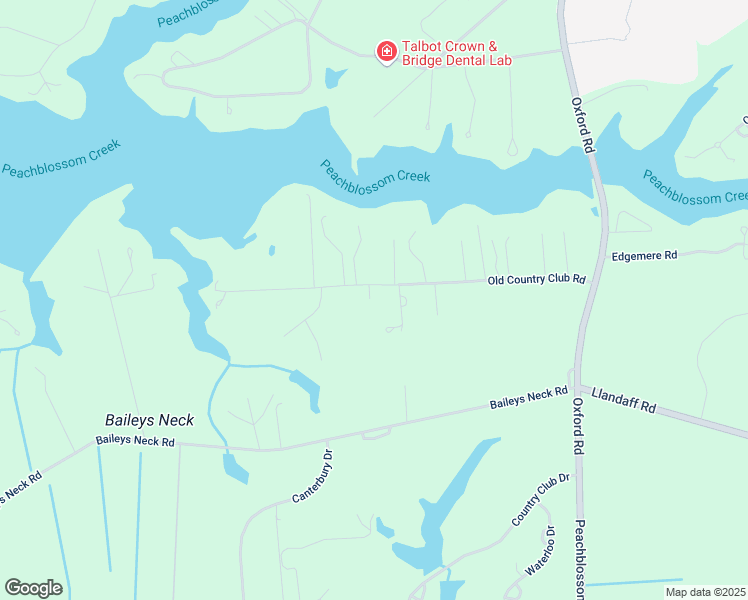 map of restaurants, bars, coffee shops, grocery stores, and more near 28225 Old Country Club Road in Easton