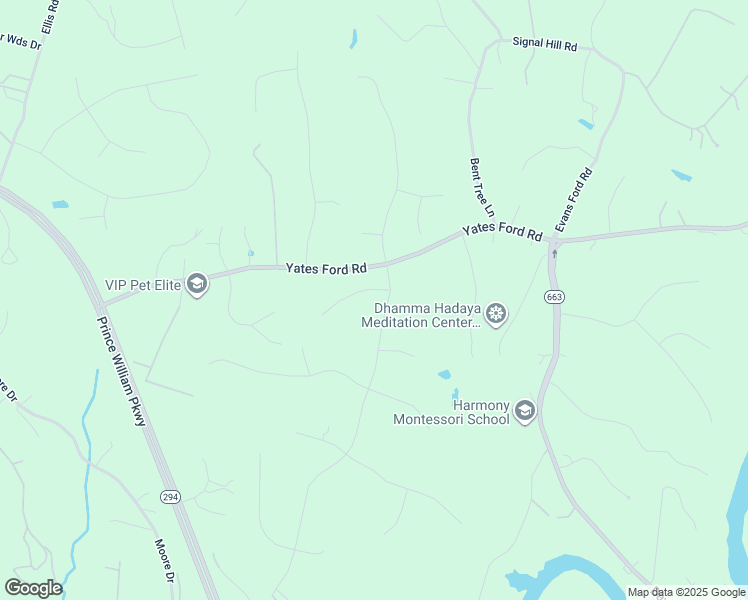 map of restaurants, bars, coffee shops, grocery stores, and more near 7001 Kodiak Court in Manassas