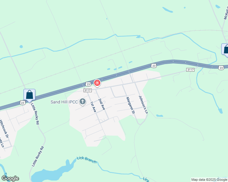 map of restaurants, bars, coffee shops, grocery stores, and more near Davis Lane in South Shore