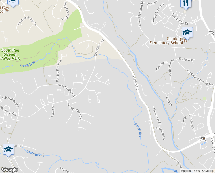 map of restaurants, bars, coffee shops, grocery stores, and more near 8026 Grandview Court in Springfield