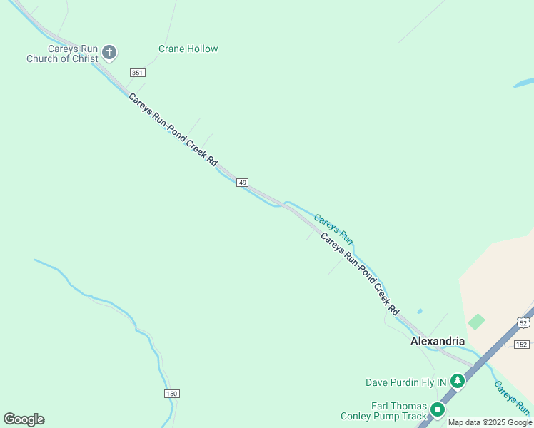 map of restaurants, bars, coffee shops, grocery stores, and more near 650 Careys Run-Pond Creek Road in West Portsmouth
