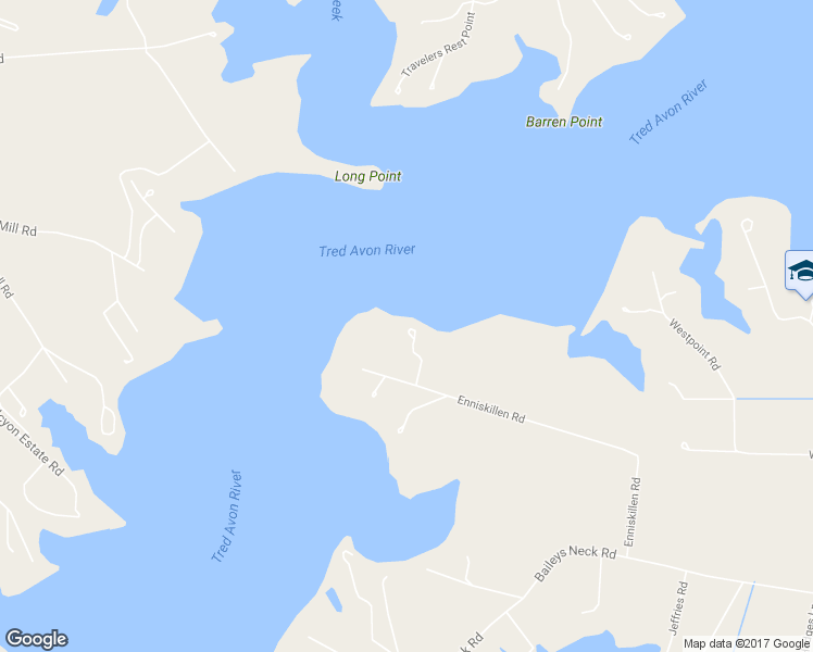 map of restaurants, bars, coffee shops, grocery stores, and more near 27174 Enniskillen Road in Easton