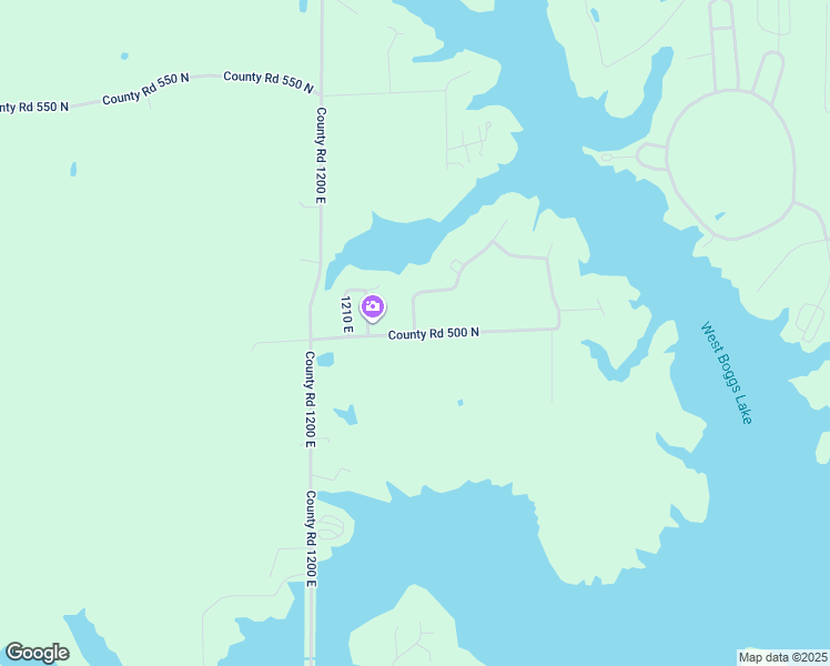 map of restaurants, bars, coffee shops, grocery stores, and more near 2 Orchard Road in Loogootee