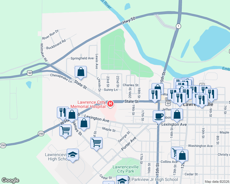 map of restaurants, bars, coffee shops, grocery stores, and more near 2001-2099 State St in Lawrenceville
