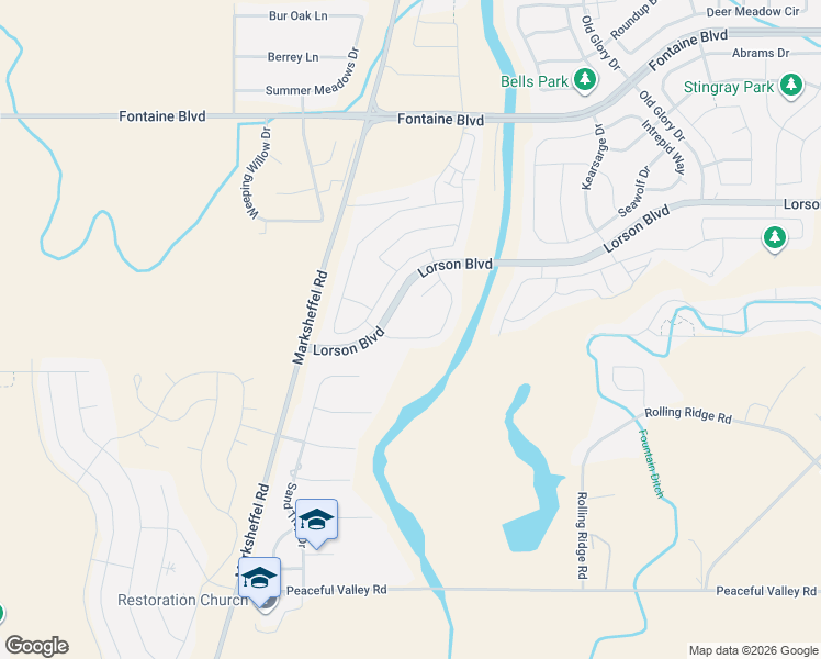 map of restaurants, bars, coffee shops, grocery stores, and more near 6863 Simcoe Drive in Colorado Springs