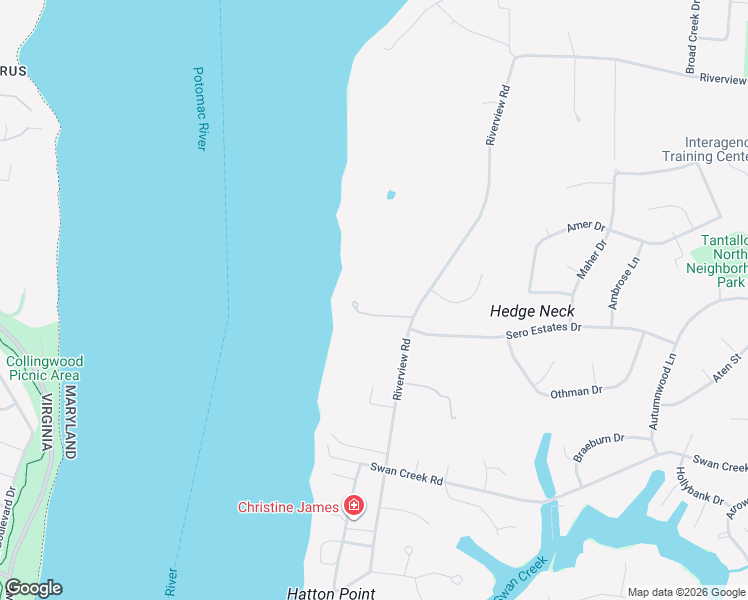 map of restaurants, bars, coffee shops, grocery stores, and more near 11501 Riverview Road in Fort Washington