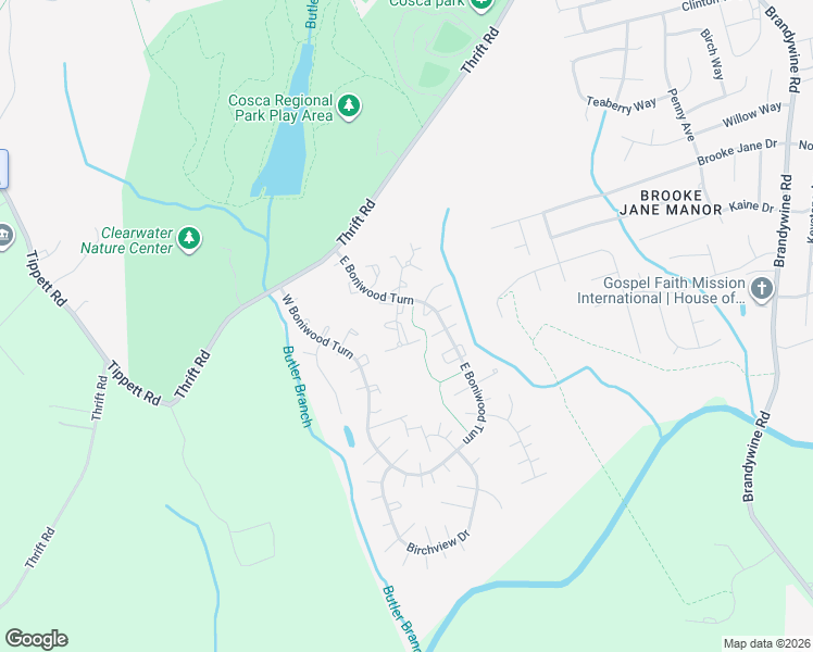 map of restaurants, bars, coffee shops, grocery stores, and more near 11641 Cosca Park Drive in Clinton