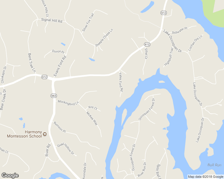 map of restaurants, bars, coffee shops, grocery stores, and more near 10250 Souza Lane in Manassas