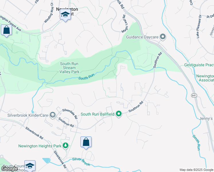 map of restaurants, bars, coffee shops, grocery stores, and more near 8397 Fern Leaf Ct in Springfield