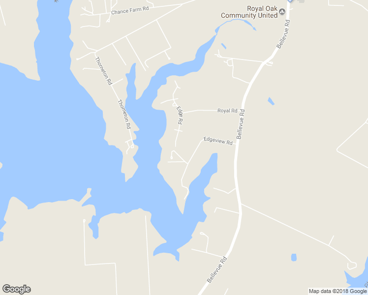 map of restaurants, bars, coffee shops, grocery stores, and more near 25706 Edgeview Road in Royal Oak