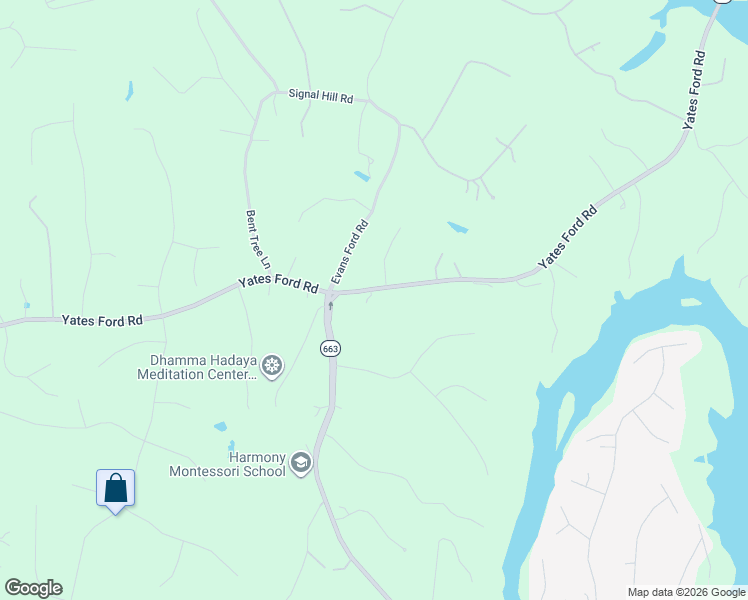 map of restaurants, bars, coffee shops, grocery stores, and more near 6425 Yates Ford Road in Manassas