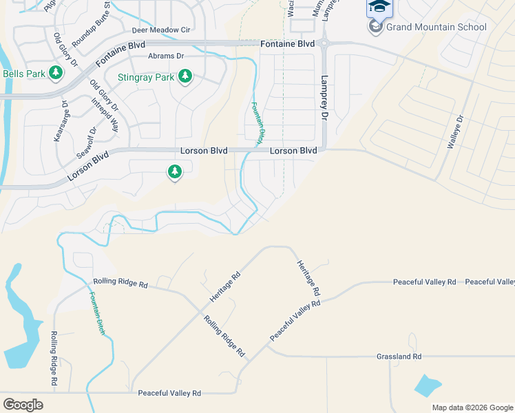map of restaurants, bars, coffee shops, grocery stores, and more near 7050 Heritage Road in Colorado Springs