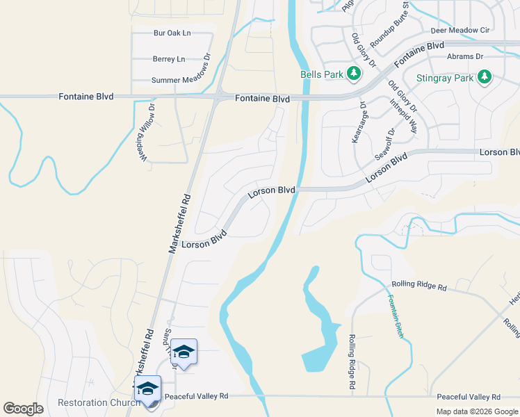 map of restaurants, bars, coffee shops, grocery stores, and more near 6863 Simcoe Drive in Colorado Springs