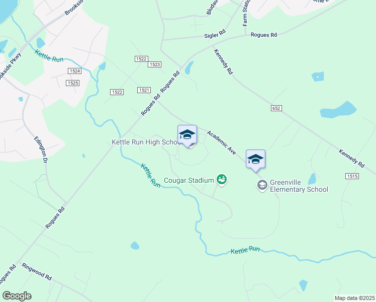 map of restaurants, bars, coffee shops, grocery stores, and more near 7403 Academic Avenue in Nokesville
