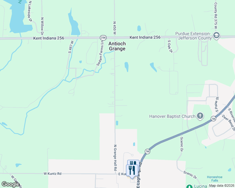 map of restaurants, bars, coffee shops, grocery stores, and more near 433 South Grange Hall Road in Hanover