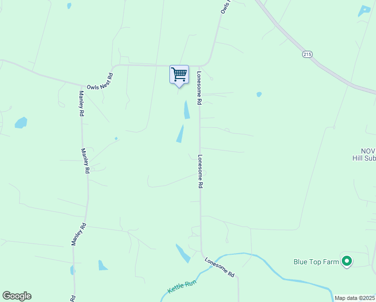 map of restaurants, bars, coffee shops, grocery stores, and more near 10200 Lonesome Road in Nokesville