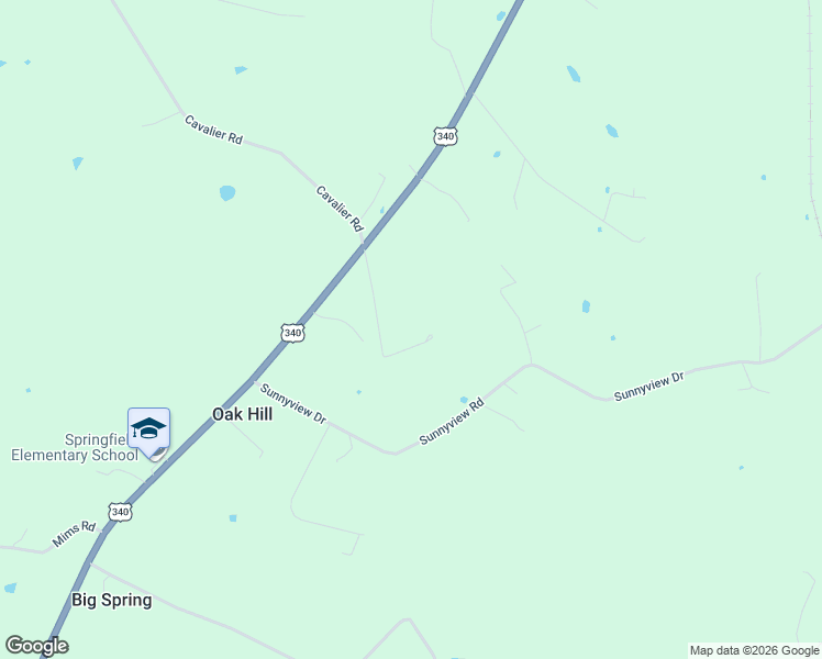 map of restaurants, bars, coffee shops, grocery stores, and more near 381 Redwood Drive in Rileyville