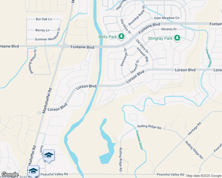 map of restaurants, bars, coffee shops, grocery stores, and more near 10020 Castor Drive in Colorado Springs