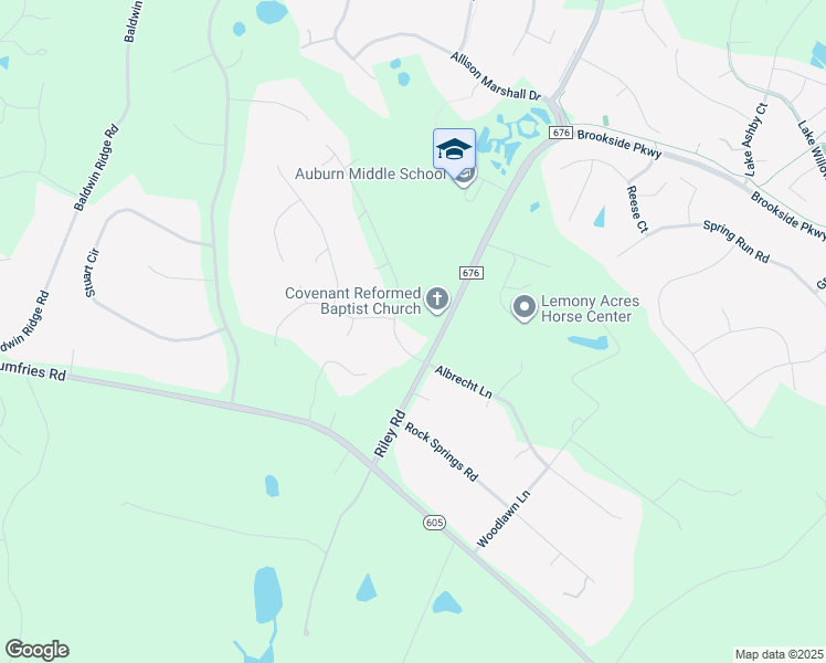 map of restaurants, bars, coffee shops, grocery stores, and more near 7327 Forrest Road in Warrenton
