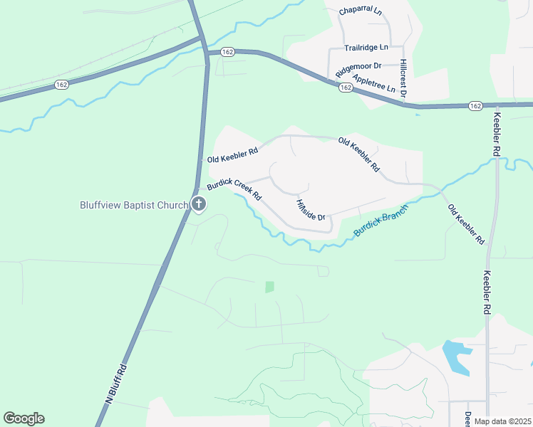 map of restaurants, bars, coffee shops, grocery stores, and more near 12 Burdick Creek Road in Collinsville