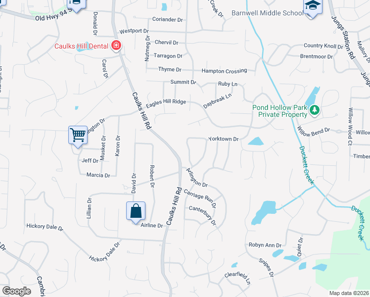 map of restaurants, bars, coffee shops, grocery stores, and more near 1116 Saratoga Drive in Saint Charles