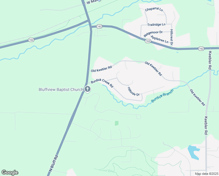 map of restaurants, bars, coffee shops, grocery stores, and more near 12 Burdick Creek Road in Collinsville