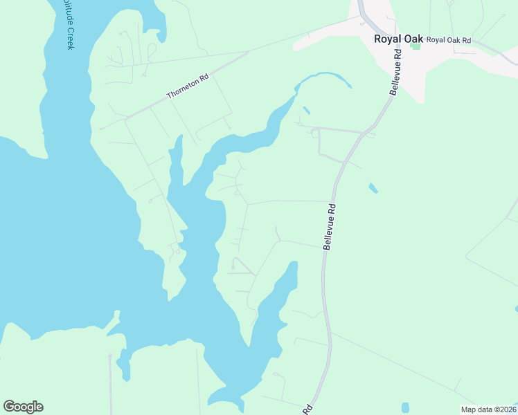 map of restaurants, bars, coffee shops, grocery stores, and more near 25691 Royal Road in Royal Oak