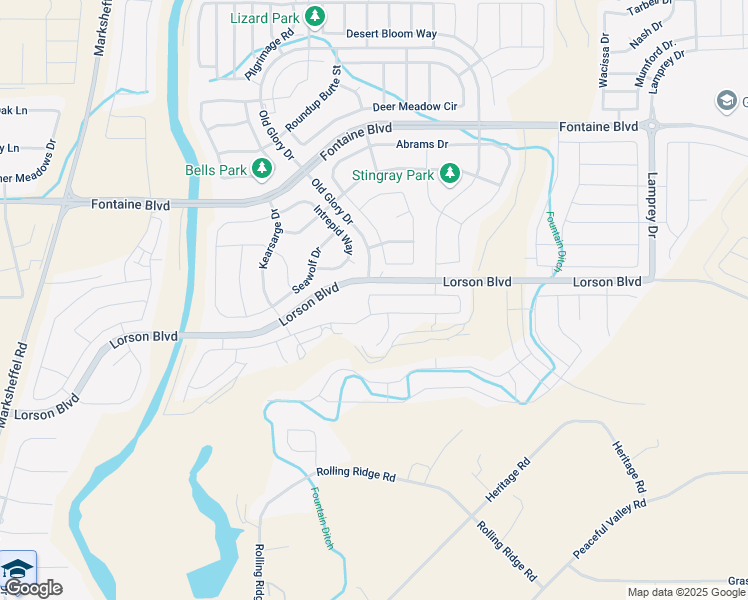 map of restaurants, bars, coffee shops, grocery stores, and more near 6811 Kearsarge Drive in Colorado Springs