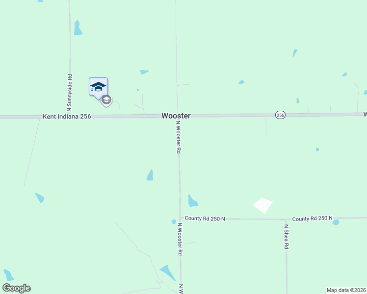 map of restaurants, bars, coffee shops, grocery stores, and more near 2840 North Wooster Road in Scottsburg