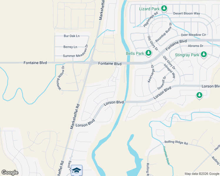 map of restaurants, bars, coffee shops, grocery stores, and more near 6659 Mandan Drive in Colorado Springs