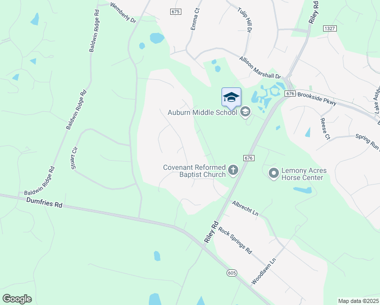 map of restaurants, bars, coffee shops, grocery stores, and more near 7283 Earlys Road in Warrenton