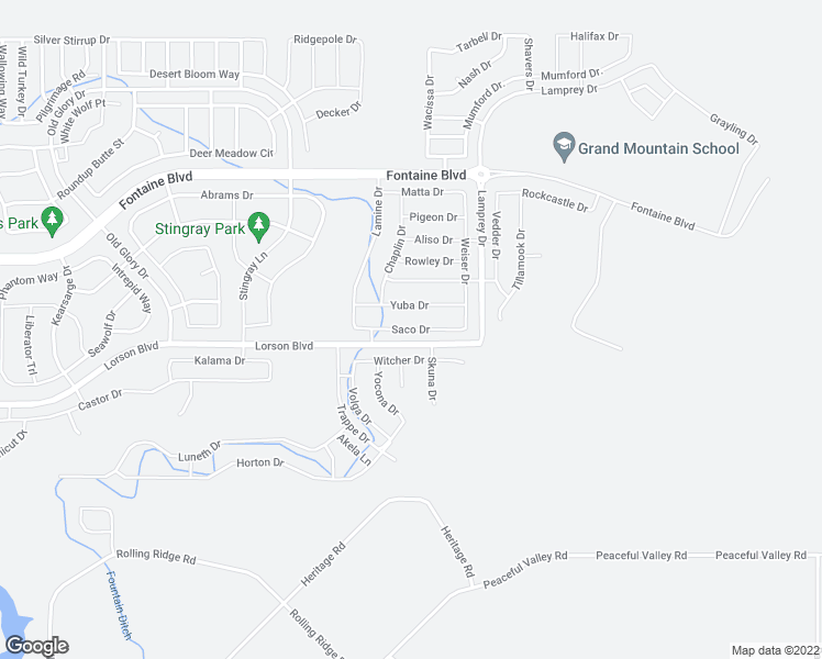 map of restaurants, bars, coffee shops, grocery stores, and more near 10702 Saco Drive in Colorado Springs