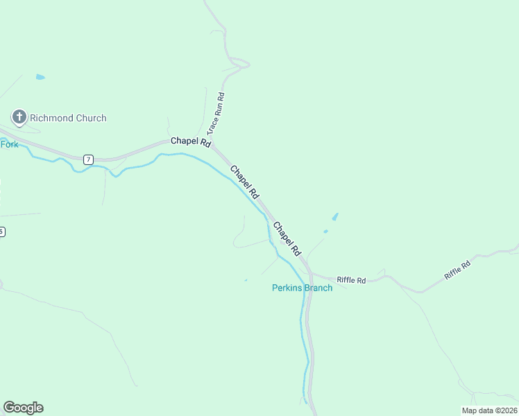 map of restaurants, bars, coffee shops, grocery stores, and more near 4236 Chapel Rd in Gassaway