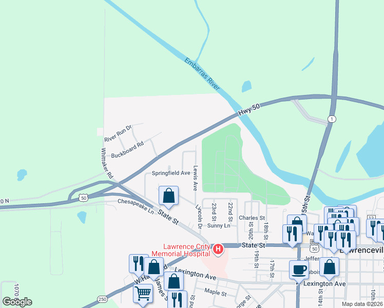map of restaurants, bars, coffee shops, grocery stores, and more near 201 Lewis Avenue in Lawrenceville