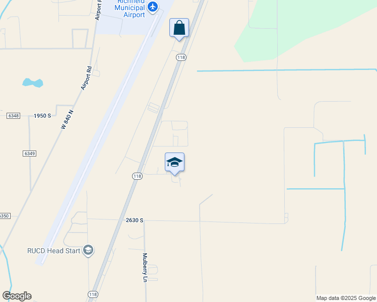 map of restaurants, bars, coffee shops, grocery stores, and more near North 2300 East in Monroe