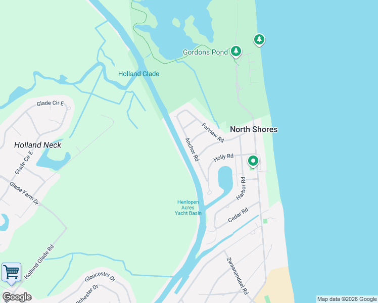 map of restaurants, bars, coffee shops, grocery stores, and more near 24 Robins Lane in Rehoboth Beach