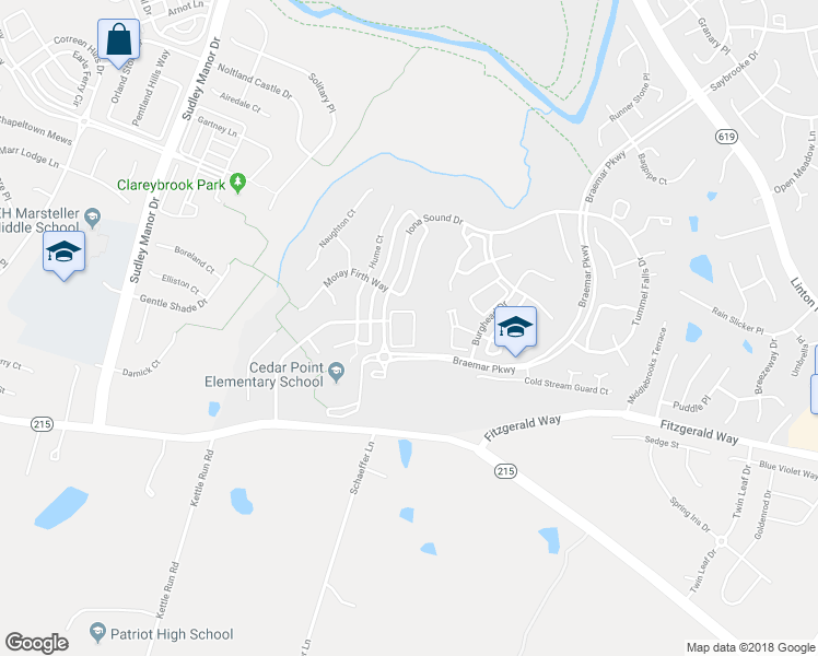 map of restaurants, bars, coffee shops, grocery stores, and more near 10162 Pale Rose Loop in Bristow