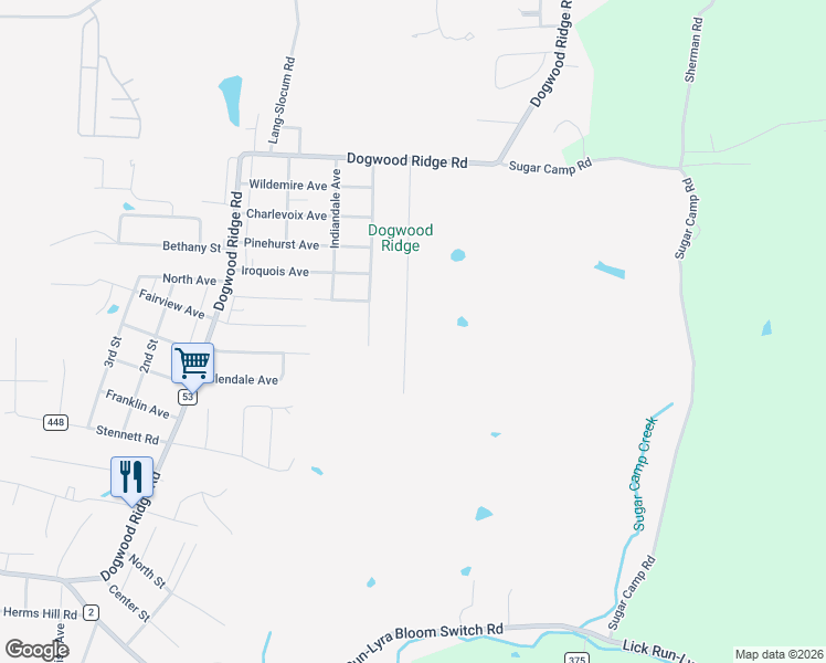 map of restaurants, bars, coffee shops, grocery stores, and more near 1566 Lawson Street in Wheelersburg