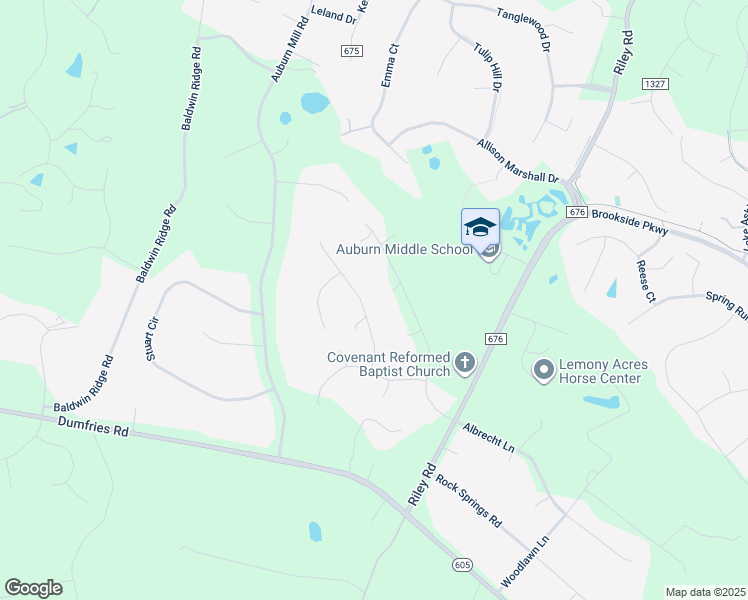 map of restaurants, bars, coffee shops, grocery stores, and more near 7267 Earlys Road in Warrenton