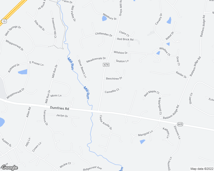 map of restaurants, bars, coffee shops, grocery stores, and more near 7285 Grays Mill Road in Warrenton