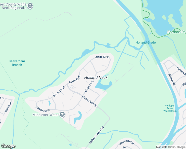 map of restaurants, bars, coffee shops, grocery stores, and more near 16 East Glade Circle in Rehoboth Beach